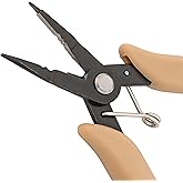 The Beadsmith Beader's All-in-One Pliers – Multifunctional Jewelry Making Tool, 5.25 Inches, w/Round Nose, Chain Nose, Crimper & Flex-Wire Cutter, Patent Pending
