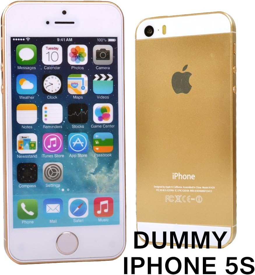 For Apple Gold Golden iPhone 5S Dummy Phone Non Working Dummy Display