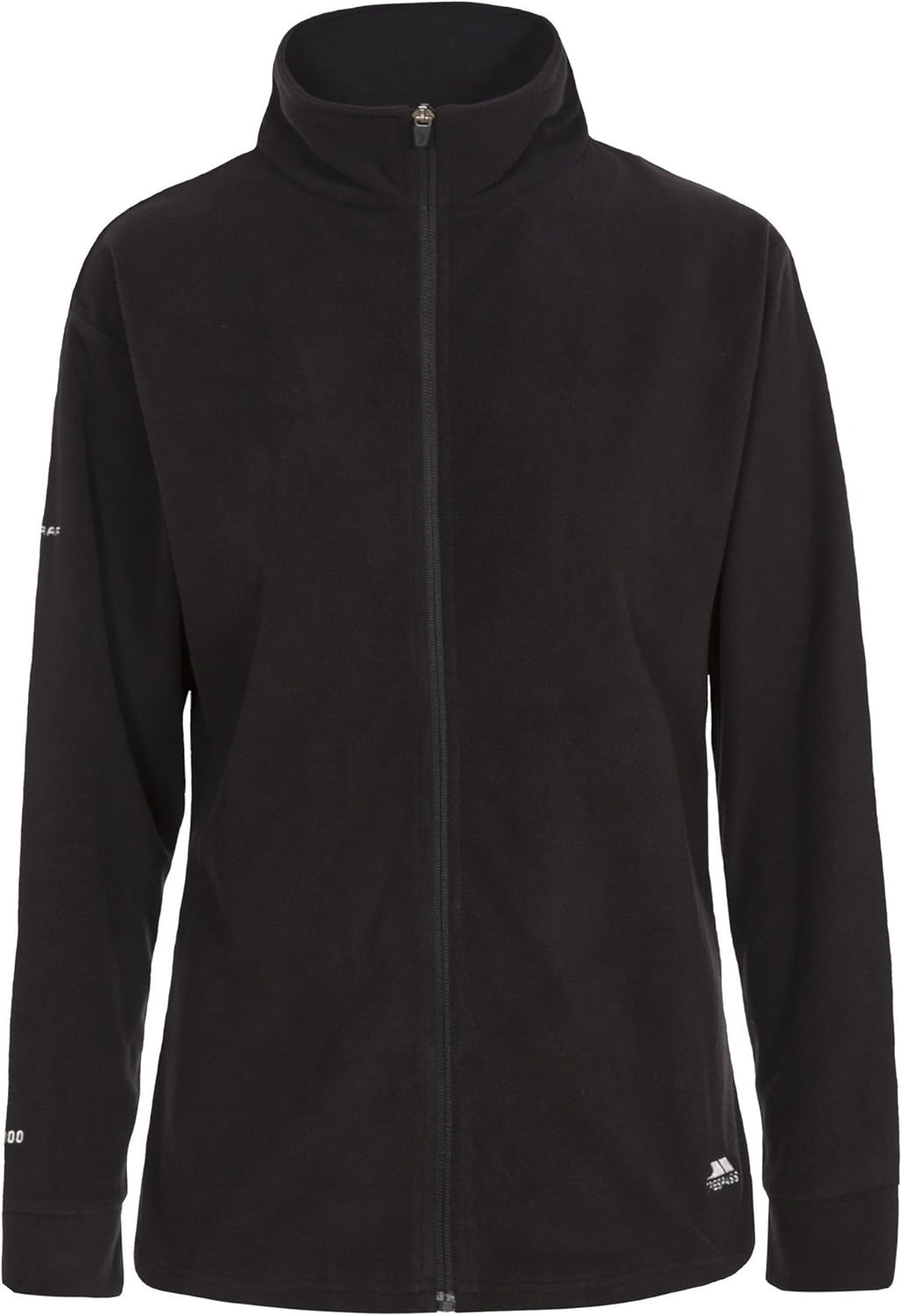 Trespass Womens/Ladies Vertex Full Zip Fleece Jacket (XXS) (Black) at