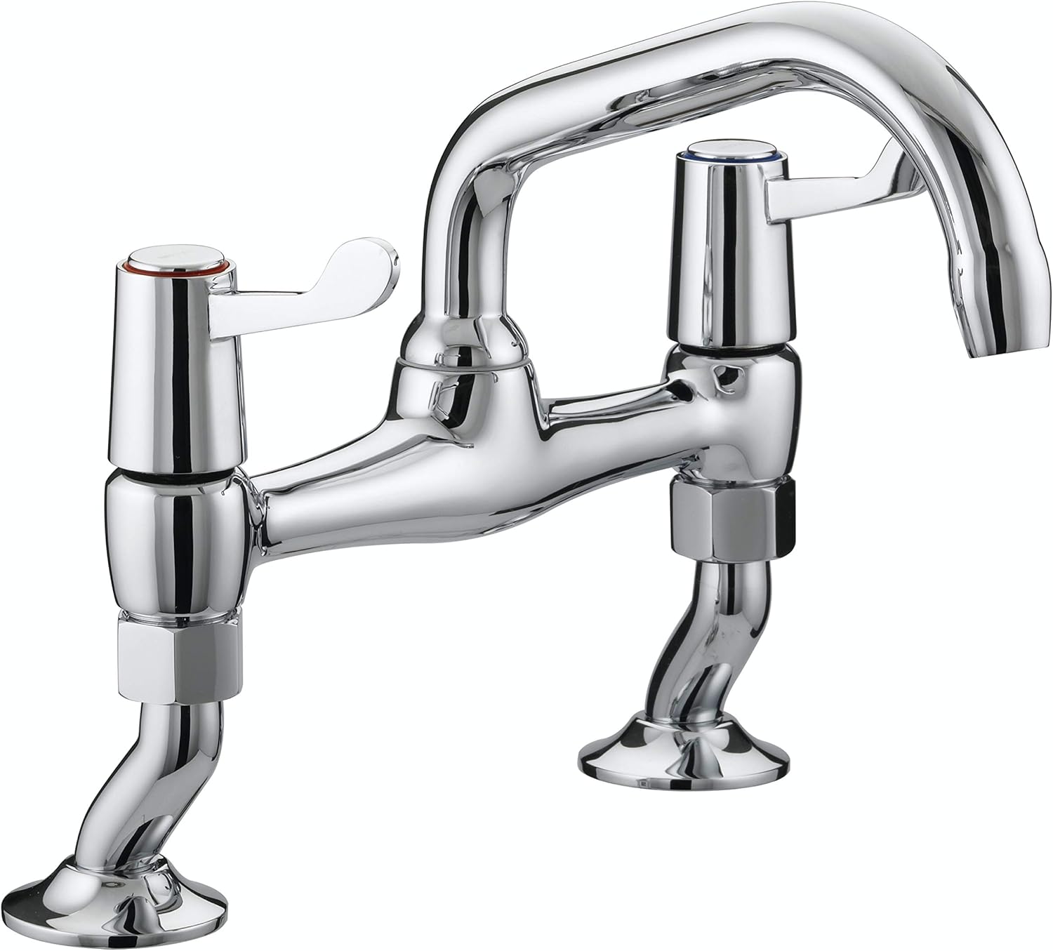 Bristan VAL PSNK C CD Value Lever Pillar Bridge Kitchen Sink Mixer Tap