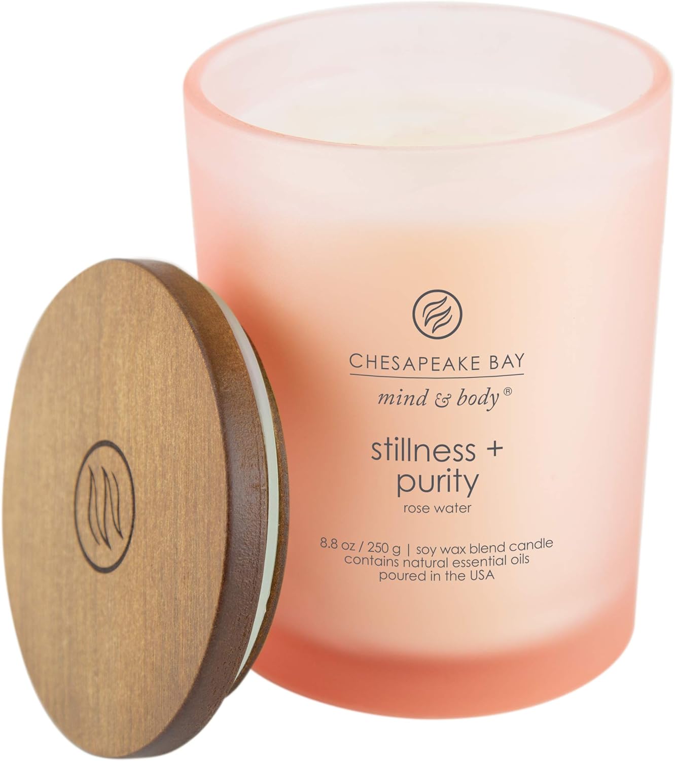 Chesapeake Bay Candle Scented Candle, Stillness + Purity (Rose Water), Medium: Home & Kitchen