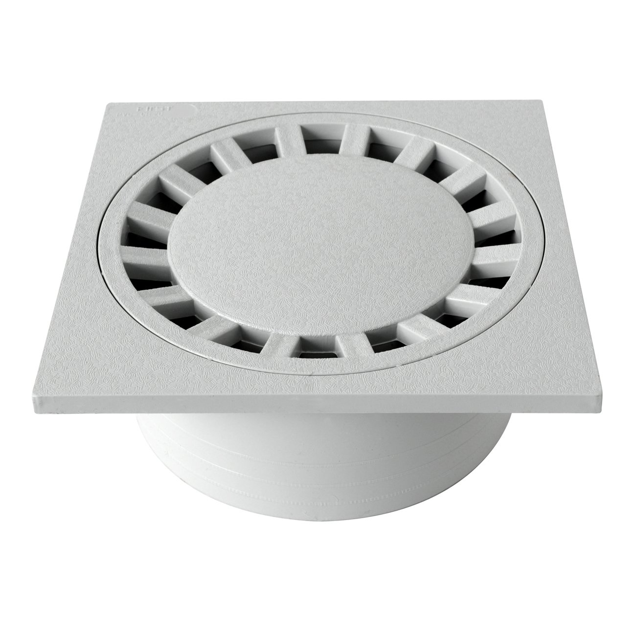 First Plast CHPVC20G PVC Siphon lid, Gray, 200x200 mm