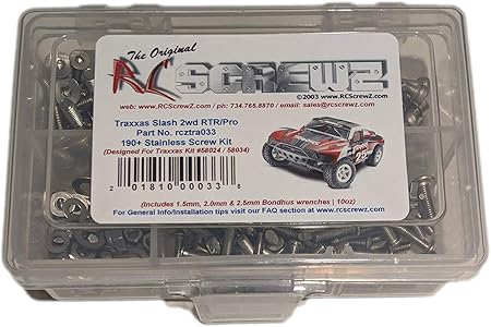 RCScrewZ Stainless Screw Kit tra033 