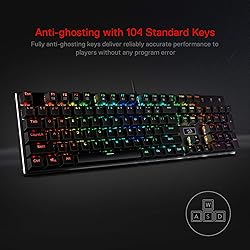 Redragon K556 RGB LED Backlit Wired Mechanical