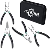 Fleetise 7 Inch Snap Ring Pliers Set 4pcs Internal External Heavy Duty view 2