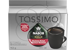 Tassimo Nabob Bold Gastown grind Coffee Single Serve T-Discs, 153g