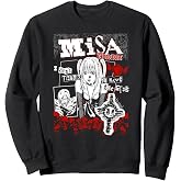 Death Note Misa Amane Punk Zine Collage Anime Sweatshirt