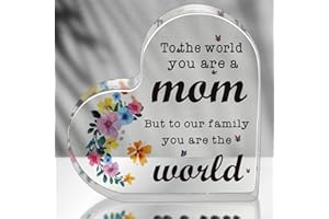 EILCOLY Mom Gifts from Daughters and Son, Mother's Day Birthday Gifts Ideas for Mom, Best Mom Ever Gifts, Mother Mother's Day Acrylic Keepsake C020