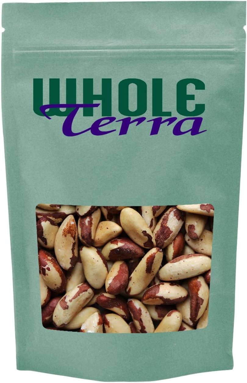Whole Terra Organic Raw Shelled Brazil Nuts (1 Pounds)