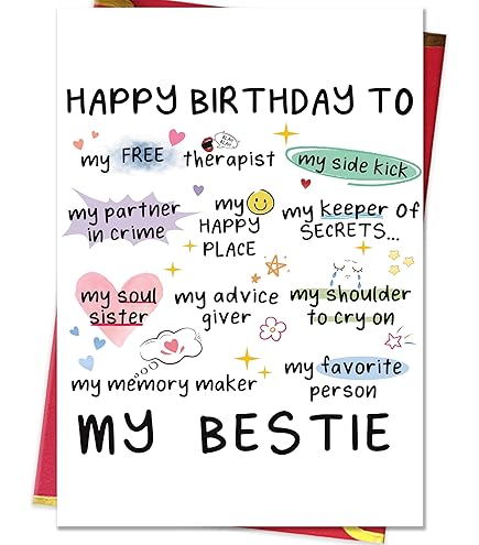 White Cotton Cards WBA16-Tarjeta De Cumpleaños Hecha A Mano Con Texto En Ingl S 855525