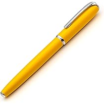 this is a pen  ZenZoi Yellow Ballpoint Pen – Refillable, Luxury Pen for