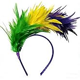 SHANPIN Feather Boa Fascinator Headband Party Wedding Sallon Headwear Flapper Headpiece Feathers Fascinator Headband Fascinators Hats for Women Tea Party Headpiece