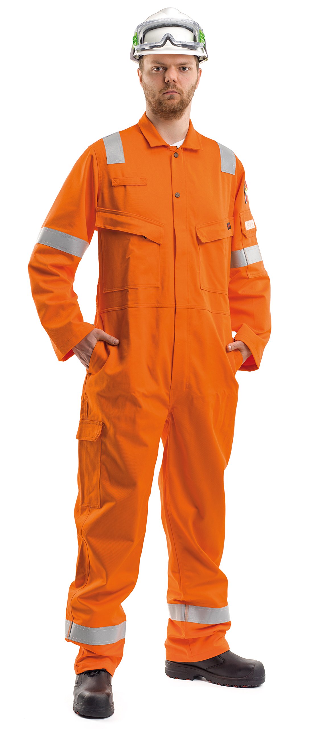 Roots Original RO13090 Flame Buster Nordic Work Overalls Size 42 Orange