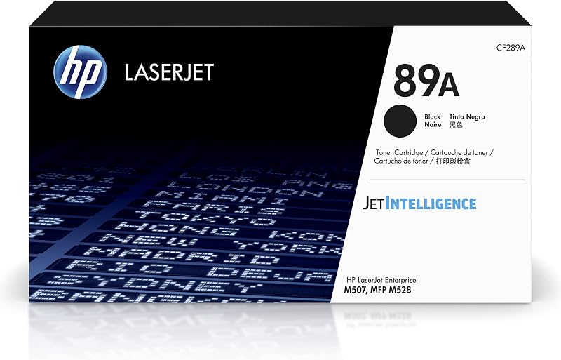 HP CF289A 89A Original LaserJet Toner Cartridge Black 5000 Page Yield