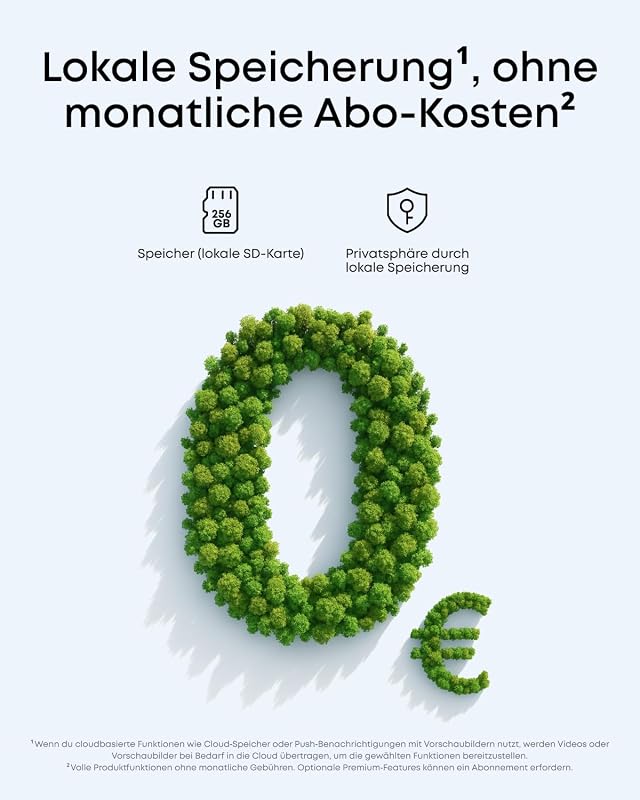 eufyCam C35, Überwachungskamera Außen, Solarpanel-kompatibel, ohne Abo