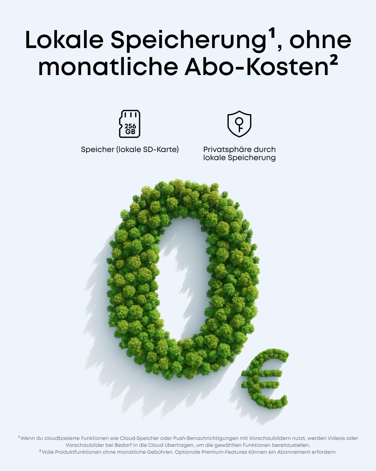 eufy eufyCam C35, Kabellose Überwachungskamera Außen & Innen, Magnetische Halterung, Farbnachtsicht, Lokaler Speicher, IP67 Wetterfest, Solarpanel-Kompatibel, Ohne ABO, Weiß 5