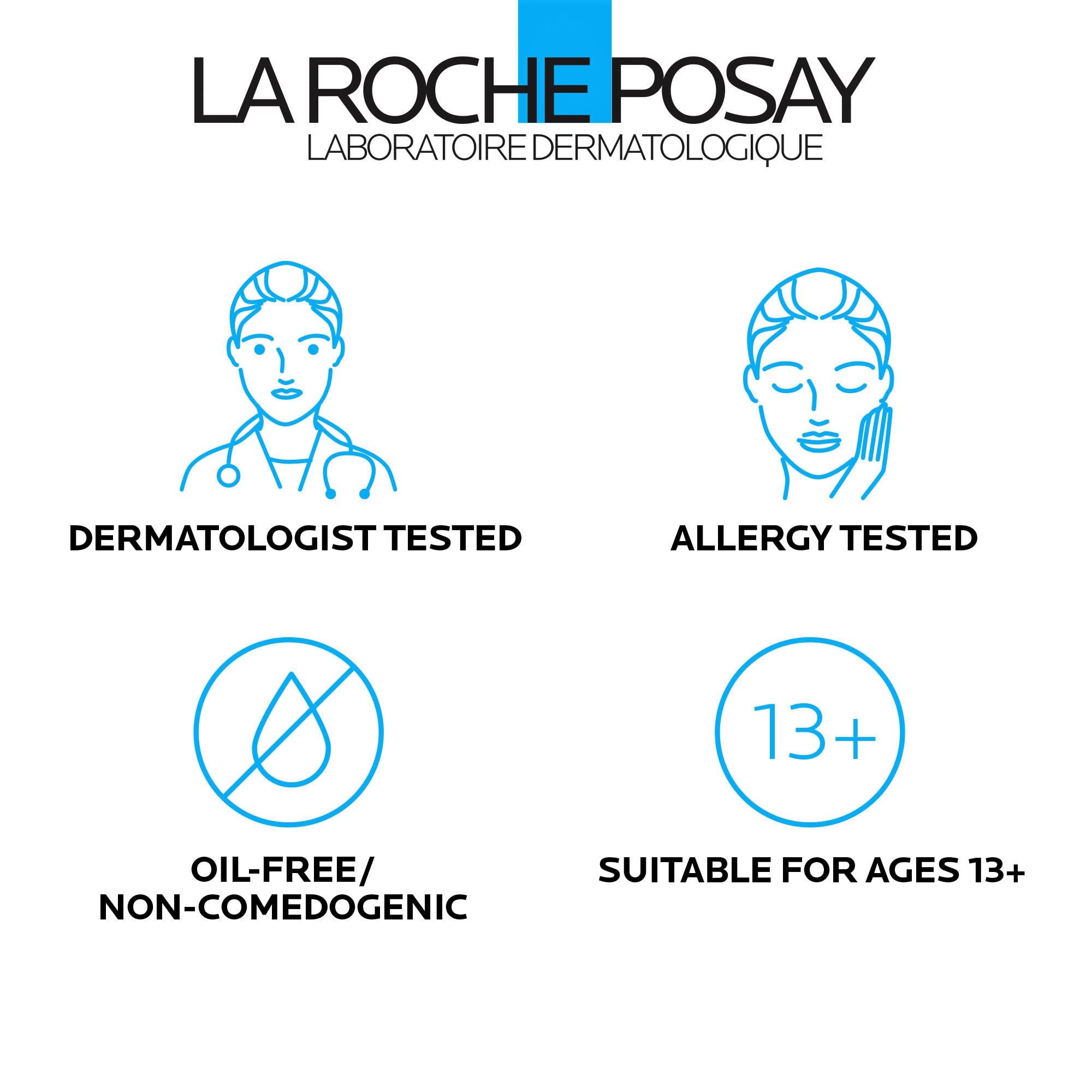 La Roche-Posay Toleriane Double Repair Matte Face Moisturizer, Daily Moisturizer For Oily Skin With Ceramide And Niacinamide For All Skin Tones, Oil Free, Non-Comedogenic, Available with SPF 30