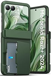 ATATOO for Motorola Razr+ Plus 2024 Case, Built-in