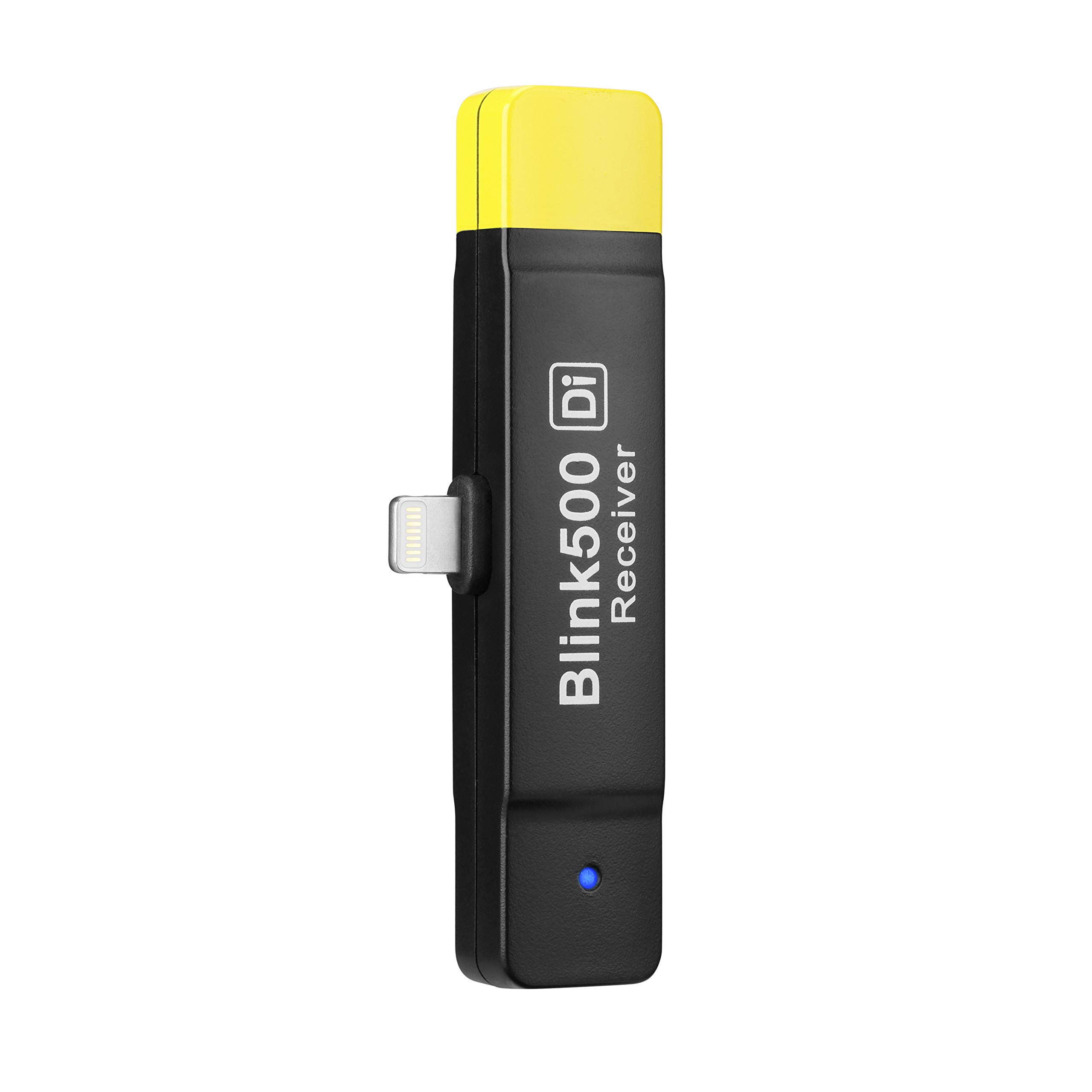 Saramonic Micrófono inalámbrico Lightning de 2,4 GHz con doble receptor para Apple iPhone y iPad (Blink 500 RX Di), negro, BLINK500RXDI