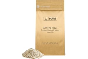 Pure Original Ingredients Almond Flour (3 lb) Blanched Almonds, Extra Fine, Grown in California