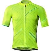 Santic Men's Cycling Jersey Short Sleeve Cycle Tops for Men Biking Jerseys Biking Shirts Breathable