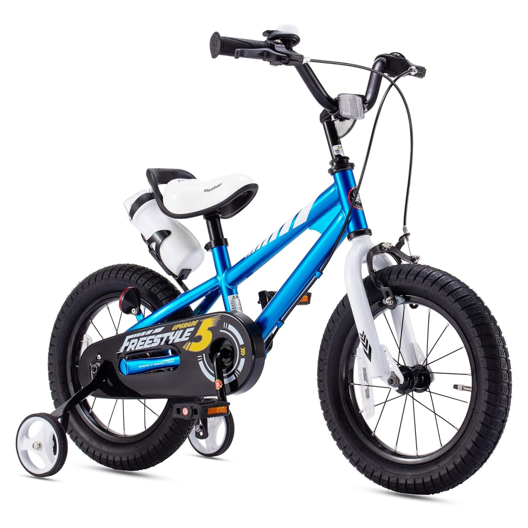 RoyalBaby Kids Bike EZ Balance to Pedal Dual Handbrake Toddlers Boys Girls Bicycle 12-20 Inch for Age 3-10 Years