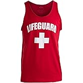 Lifeguard | White Adult Professional Lifeguarding Uniform Fitted Unisex Men Women Tank Top