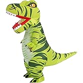 RQUXMT Dinosaur Costume Adult,Inflatable Costume,Blow Up Trex Costume,Halloween Costumes for Men/Women X-Large Size
