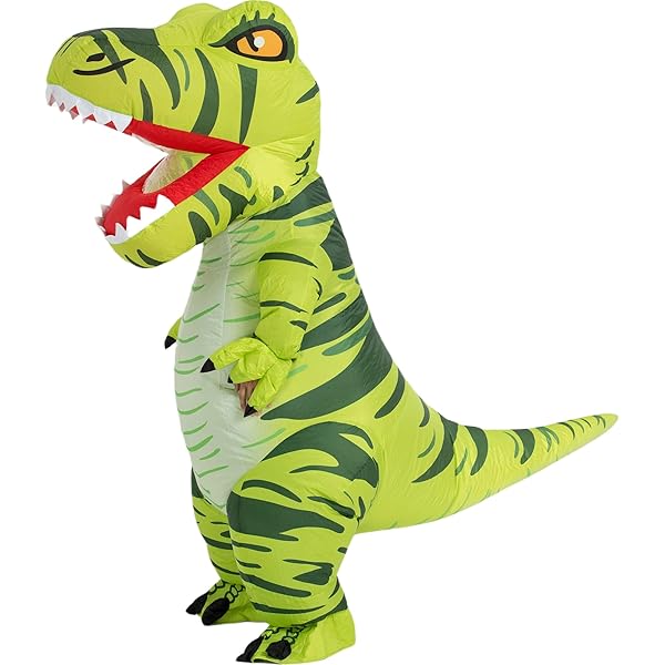 Opblaasbaar T-Rex Kostuum Skelet Opblaas Pak Dinosaurus Mascotte