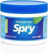 Spry Xylitol Peppermint Sugar Free Candy 240 Count Non-GMO Gluten Free view 3