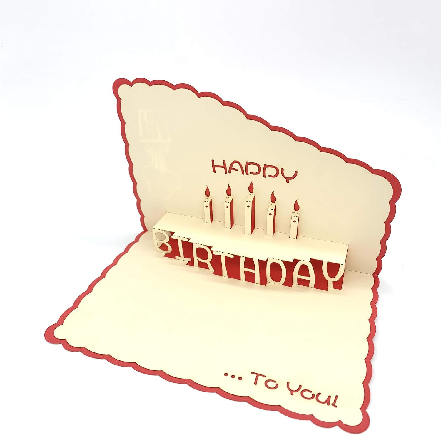 3D Birthday Card, Gift Box Design Birthday Card Greeting Cards with ...