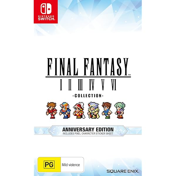 新品未開封FINAL FANTASY I II III IV V VI Square Enix Final Fantasy I-VI Collection Anniversary Edition