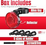 ReFind Airtag Bike Reflector Hidden Holder Anti-Theft GPS Tracker Mount view 6