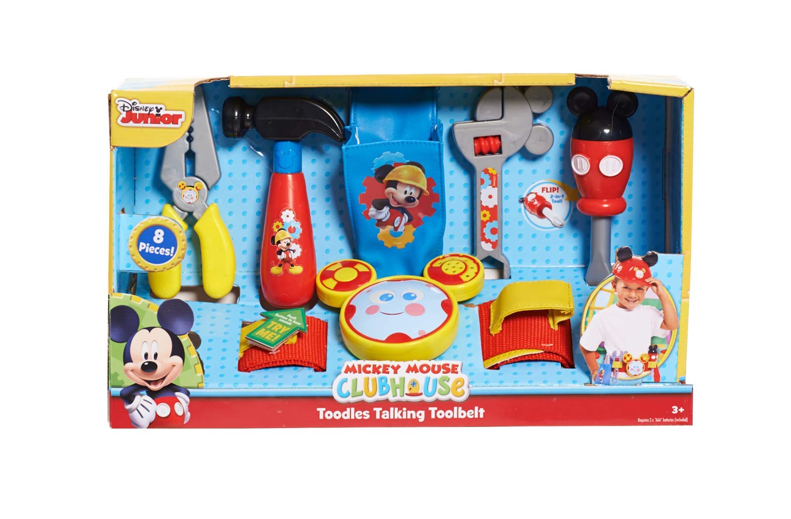Disney Mickey Toodles Talk'n Toolbelt and Kids Play Tool Accessories f | amzdealz