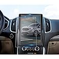 BIBIBO 2Pcs for 2024 Ford Edge Screen Protector for 2021-2024 Ford Edge (SE, SEL, ST-Line, Titanium,ST )12 Inch Display, 2024 Ford EdgeRadio Screen Protector 2024 Ford Edge Accessories PET Nano Foils 2021-2024 Edge