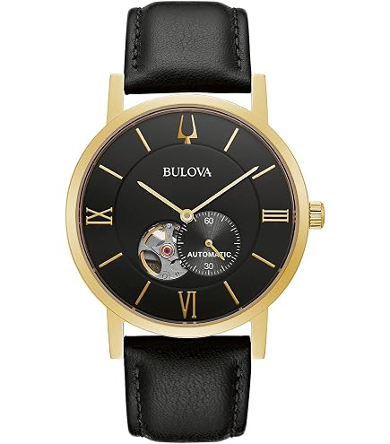 Amazon.com: Bulova Hudson Automatic Black Dial Men display picture 3