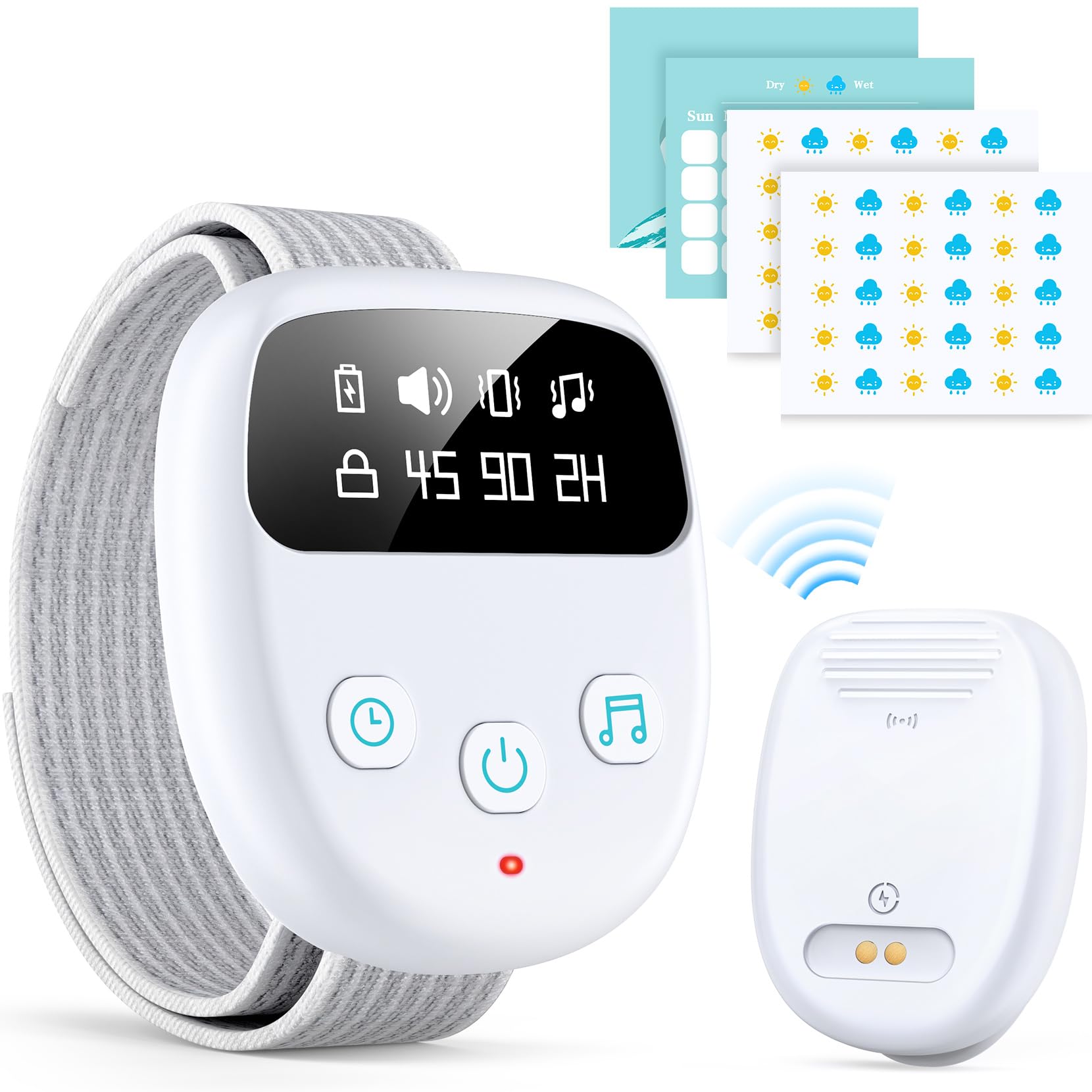 Chumoasis Wireless Bedwetting Alarm for Boys and