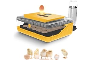 DEVOPET 25 Eggs Incubator, Incubators for Hatching Eggs, with Automatic Egg Turning and Humidity Control, Egg Candler, Auto Water Replenishment, for Hatching Quail, Chicken, Duck, Goose Eggs