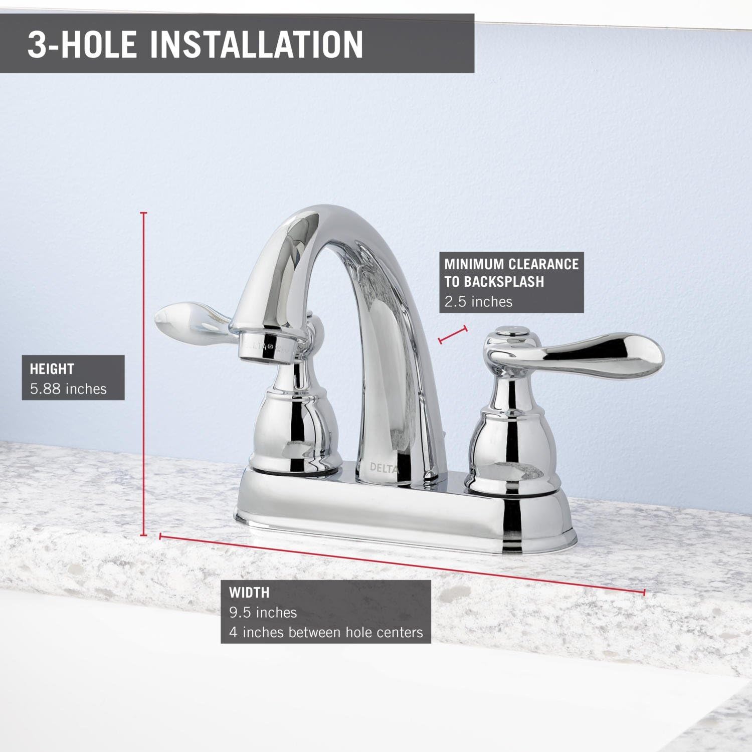 Delta Faucet Windemere Centerset Bathroom Faucet Oil Rubbed Bronze Bathroom Sink Faucet Metal Drain Assembly Oil Rubbed Bronze B2596lf Ob Touch On Bathroom Sink Faucets Amazon Com