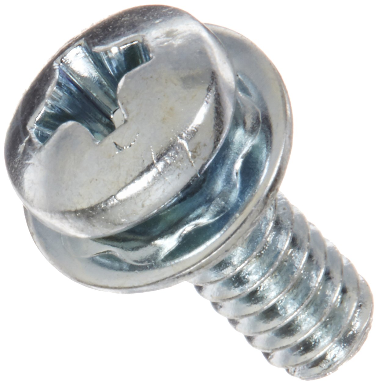 Steel Pan Head Machine Screw With Narrow Conical Spring Lock Washer