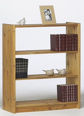 Steens Axel Pine Bookcase With 2 Shelves Lyed Oil Finish Amazon