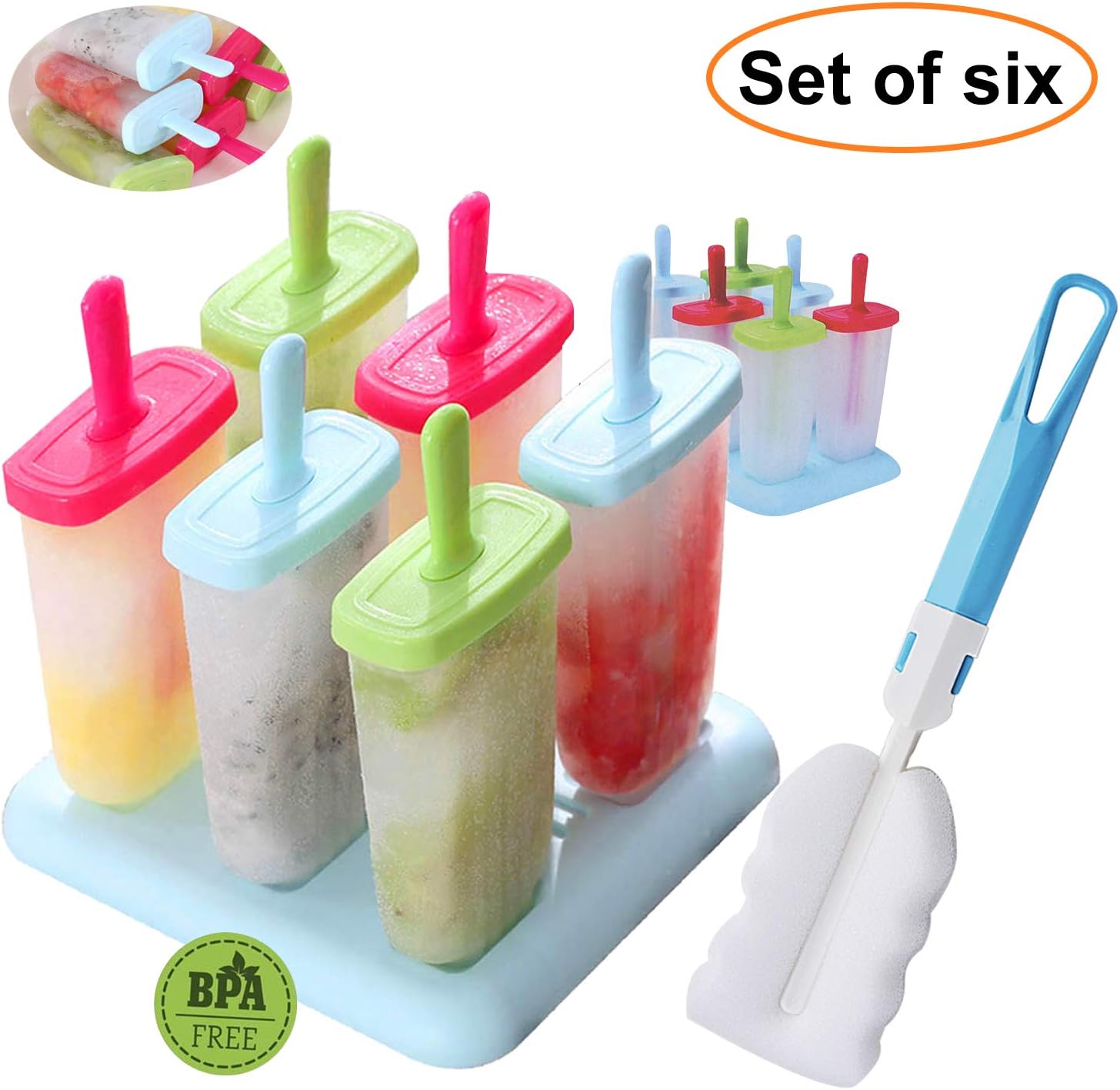 10 Cm Topdo 1 Pcs Popsicle Moules Glace Sucette Reutilisable Diy Congeles Glace Moules Pour Enfants Et Adultes 13 Couteaux Et Ustensiles De Cuisine Cuisine Maison