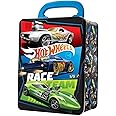 Hot Wheels Metal Car Carry Bag in 1:64 Scale, 18 Vehicles Storage & Organiser, Gift for Collectors & Children from 3 Years, Black Design, (Cars Not Included)