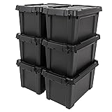 IRIS USA 6 Pack 5gal/20qt Heavy-Duty Storage