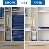 MEIQIHOME Vacuum Storage Bags 10 Small Space Saver 24 x 16 Sealing view 3