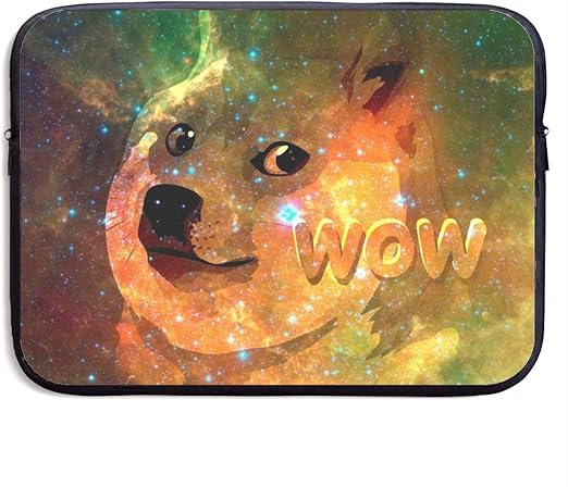 Amazon Com 13 15 Inch Waterproof Gaming Laptop Sleeve For Office Yoga Psychedelic Galaxy Geometric Digital Doge Dog Wow Protective Vintage Carrying Case Fit For Acer Dell Samsung Ect