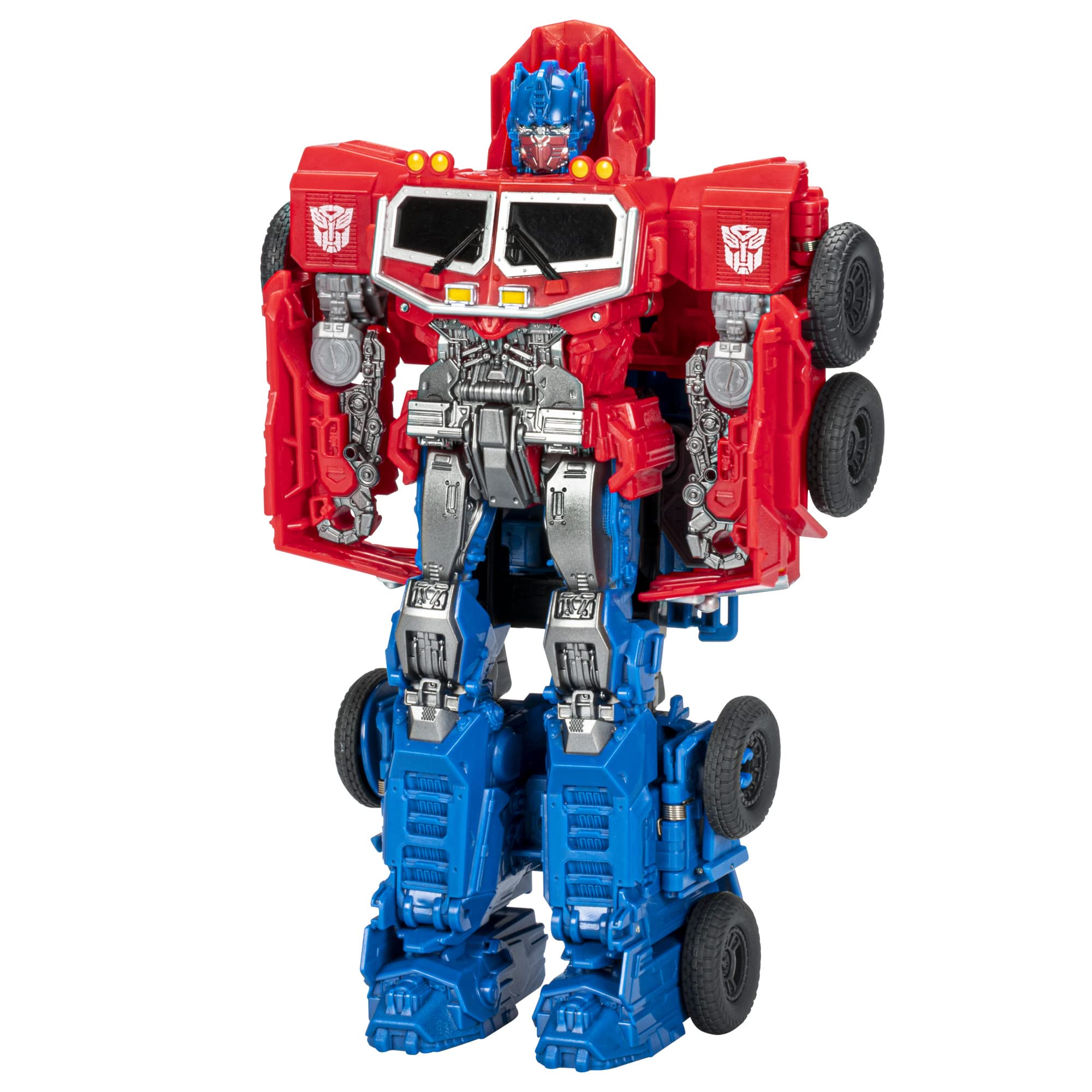 Transformers Bumblebee Cyberverse Adventures Dinobots Unite Smash Changer Optimus Prime Figure, 22.5 cm