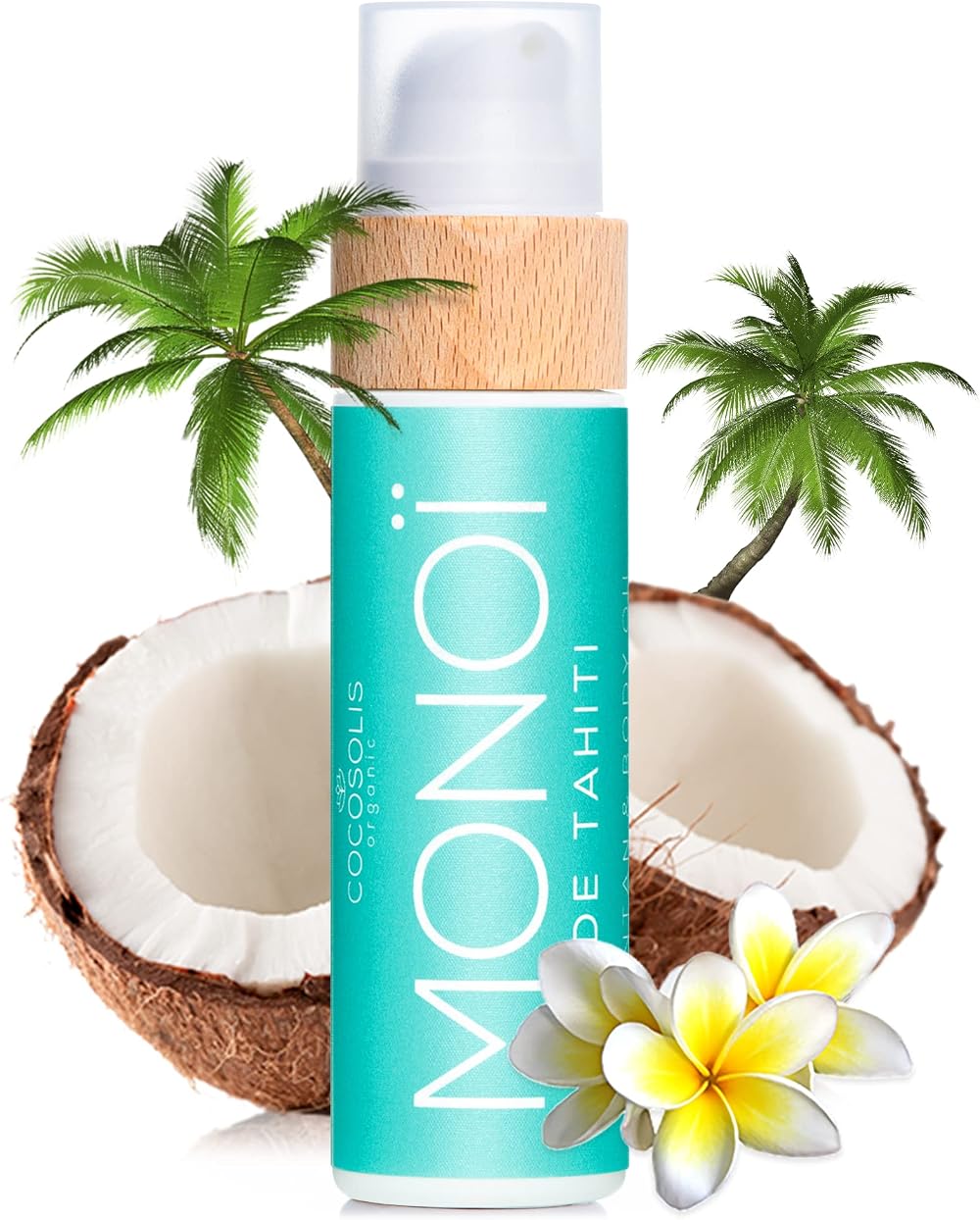 COCOSOLIS MONOI Accelerator Organic Tanning Oil Vitamin E Monoi de Tahiti 200ml