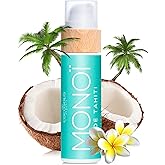 COCOSOLIS MONOI Tanning Bed Lotion Accelerator XL – Organic Tanning Oil with Vitamin E & Monoi de Tahiti – Tanning Lotion for a Fast Intensive Tan – Chocolate Tan – Nourishing Body Lotion (6.76)
