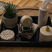 Amazon Com Justup Small Table Clocks Classic Non Ticking Tabletop Alarm Clock Battery Operated Desk Clock With Backlight Hd Glass For Bedroom Living Room Kitchen Indoor Decor White Home Kitchen